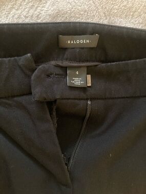 Halogen Black Women's Skirt with Zip Waist